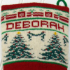 Christmas tree on stocking