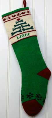 Christmas stocking for your dog