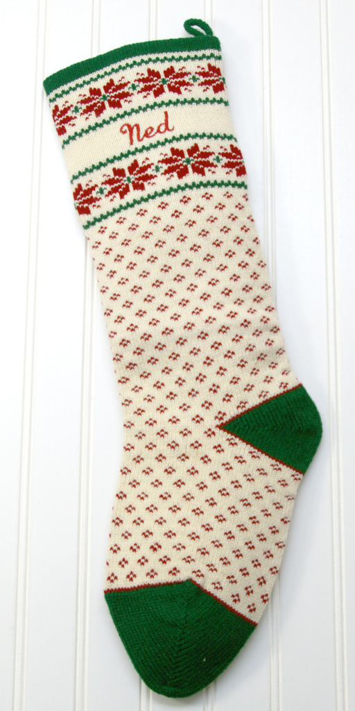 Personalized Christmas Stocking Nordic Design