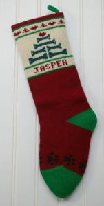 Specialties in Wool Christmas stockings for pets