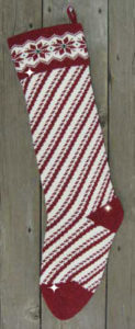 Cranberry Header with Cranberry Stripes